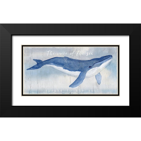 Voice of the Sea Black Modern Wood Framed Art Print with Double Matting by Swatland, Katie