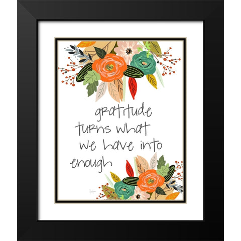 Illustrated Impressions II Black Modern Wood Framed Art Print with Double Matting by Finn, Livi