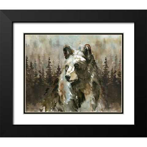 Lodge Twilight II Black Modern Wood Framed Art Print with Double Matting by Robinson, Carol