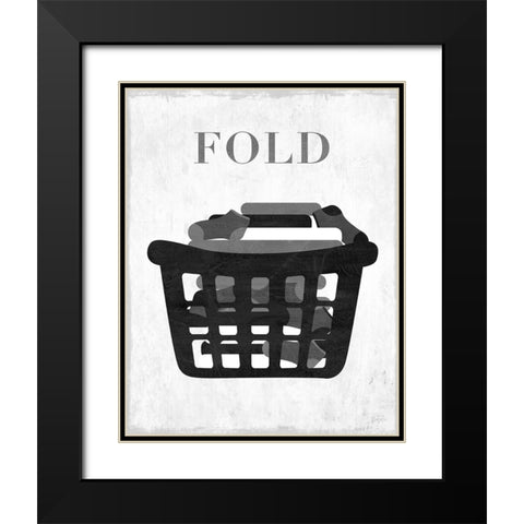 Fold Black Modern Wood Framed Art Print with Double Matting by Carpentieri, Natalie