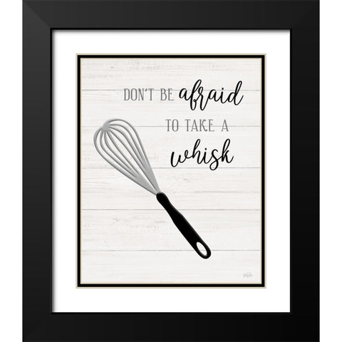 Take A Whisk Black Modern Wood Framed Art Print with Double Matting by Carpentieri, Natalie