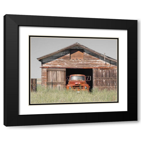 Vintage Ride Black Modern Wood Framed Art Print with Double Matting by Delimont, Danita