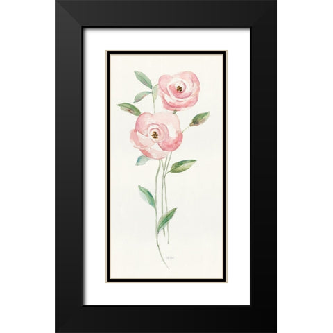 Flower Candy II Black Modern Wood Framed Art Print with Double Matting by Swatland, Sally