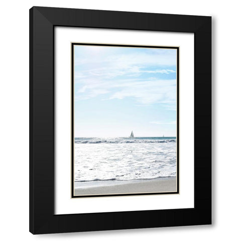 A Day at Sea Black Modern Wood Framed Art Print with Double Matting by Carpentieri, Natalie