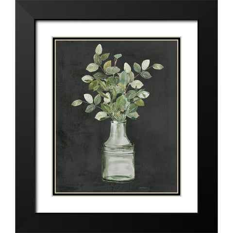 Artisanal Bouquet I Black Modern Wood Framed Art Print with Double Matting by Robinson, Carol