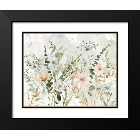 Botanical Sketchbook Floral III Black Modern Wood Framed Art Print with Double Matting by Finn, Livi