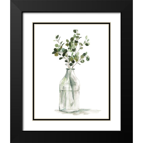 Botanical Arrangement II Black Modern Wood Framed Art Print with Double Matting by Robinson, Carol