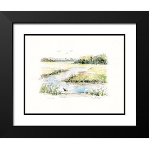 Early Morning II Black Modern Wood Framed Art Print with Double Matting by Swatland, Sally