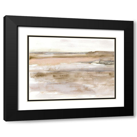 Sunset Bay Black Modern Wood Framed Art Print with Double Matting by Swatland, Sally