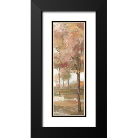 Pastel Meadow II Black Modern Wood Framed Art Print with Double Matting by Nan