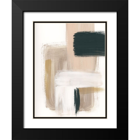 Marble Block Symmetry I Black Modern Wood Framed Art Print with Double Matting by Chang, Stella
