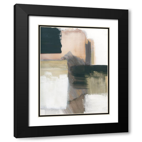 Marble Block Symmetry III Black Modern Wood Framed Art Print with Double Matting by Chang, Stella