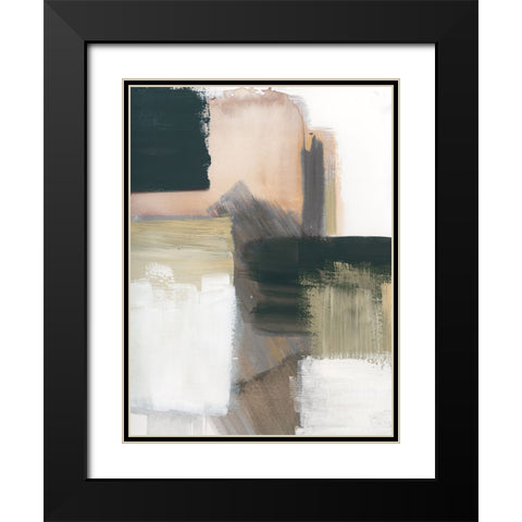 Marble Block Symmetry III Black Modern Wood Framed Art Print with Double Matting by Chang, Stella