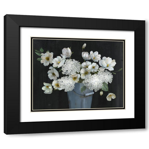 Freshly Picked Black Modern Wood Framed Art Print with Double Matting by Nan