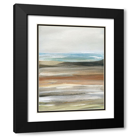 Natures Many Layers II Black Modern Wood Framed Art Print with Double Matting by Robinson, Carol