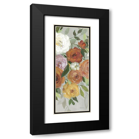 Delicate Blend II Black Modern Wood Framed Art Print with Double Matting by Robinson, Carol