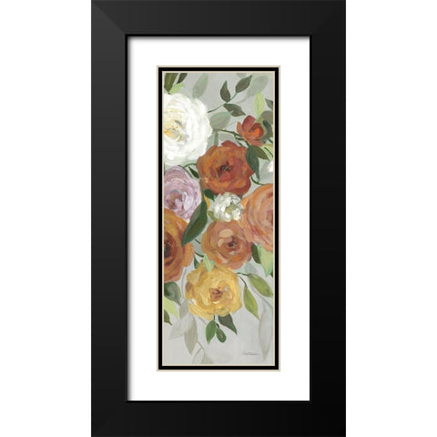 Delicate Blend II Black Modern Wood Framed Art Print with Double Matting by Robinson, Carol