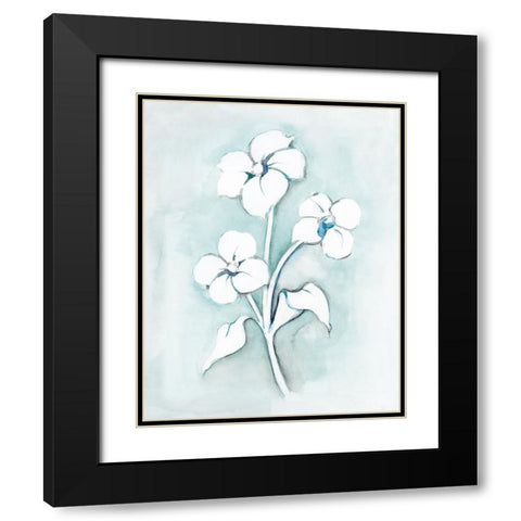 Bohemian Blue I Black Modern Wood Framed Art Print with Double Matting by Chang, Stella