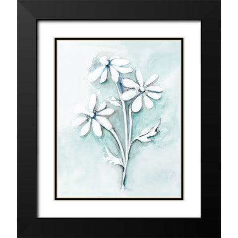 Bohemian Blue II Black Modern Wood Framed Art Print with Double Matting by Chang, Stella