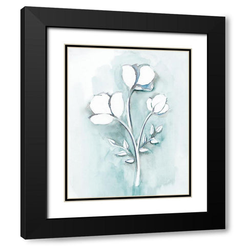 Bohemian Blue III Black Modern Wood Framed Art Print with Double Matting by Chang, Stella