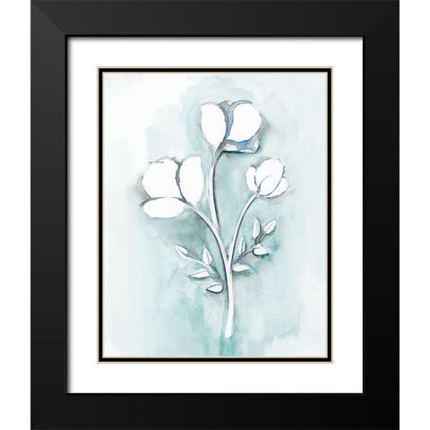 Bohemian Blue III Black Modern Wood Framed Art Print with Double Matting by Chang, Stella
