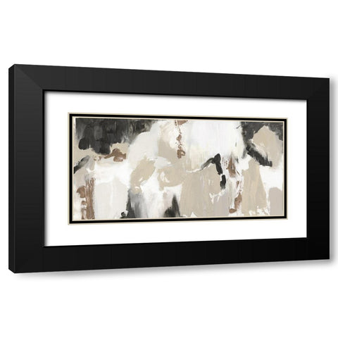 Sandy Summer Black Modern Wood Framed Art Print with Double Matting by Jill, Susan
