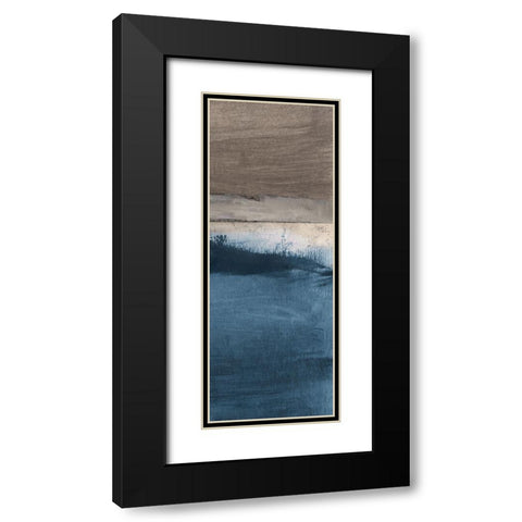 Midnight Sky II Black Modern Wood Framed Art Print with Double Matting by Jill, Susan