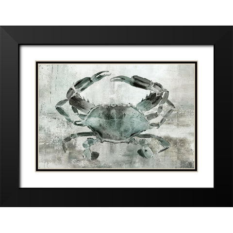 Neutral Crab II Black Modern Wood Framed Art Print with Double Matting by Robinson, Carol