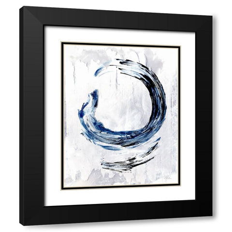 Moonglade I Black Modern Wood Framed Art Print with Double Matting by Chang, Stella