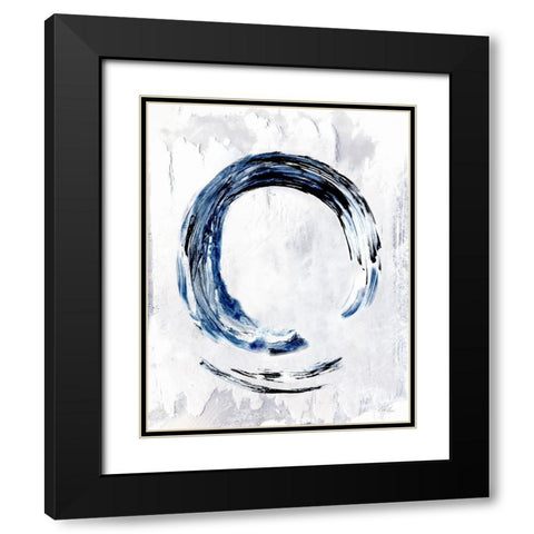 Moonglade II Black Modern Wood Framed Art Print with Double Matting by Chang, Stella