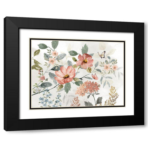 Summers Promise Black Modern Wood Framed Art Print with Double Matting by Nan