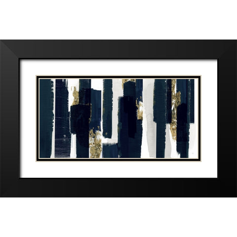 Brooklyn Walk Black Modern Wood Framed Art Print with Double Matting by Jill, Susan