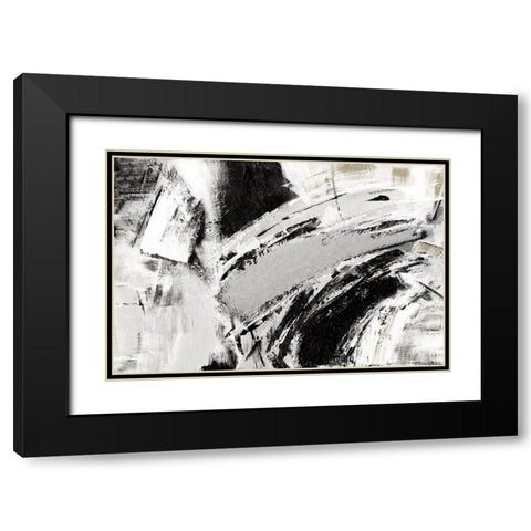 Black Mykonos Black Modern Wood Framed Art Print with Double Matting by Shapiro, Judith