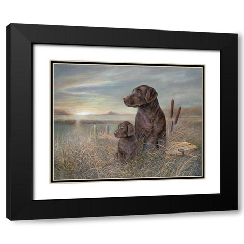 Inherited Royalty Black Modern Wood Framed Art Print with Double Matting by Manning, Ruane