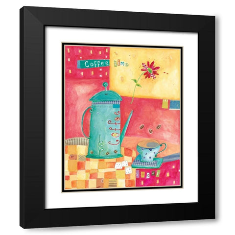 Kitchen Collage I Black Modern Wood Framed Art Print with Double Matting by Pope, Kate and Elizabeth