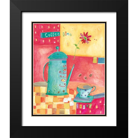 Kitchen Collage I Black Modern Wood Framed Art Print with Double Matting by Pope, Kate and Elizabeth