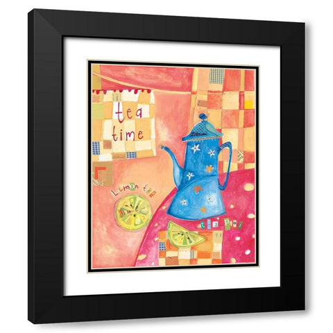 Kitchen Collage II Black Modern Wood Framed Art Print with Double Matting by Pope, Kate and Elizabeth