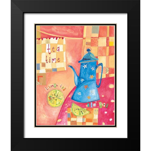 Kitchen Collage II Black Modern Wood Framed Art Print with Double Matting by Pope, Kate and Elizabeth