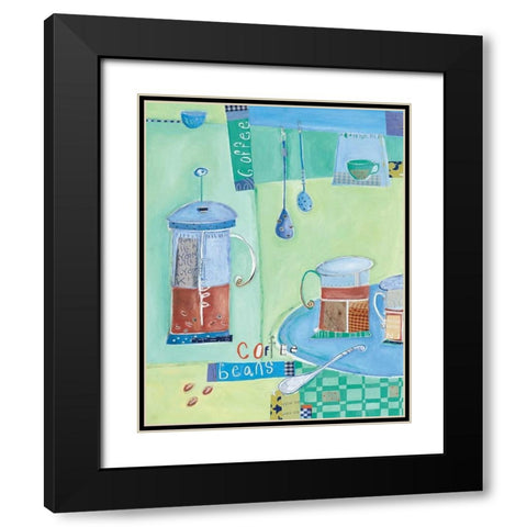 Kitchen Collage IV Black Modern Wood Framed Art Print with Double Matting by Pope, Kate and Elizabeth