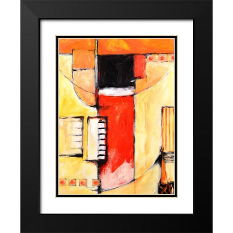Let It Go II Black Modern Wood Framed Art Print with Double Matting by Segrest, Jane