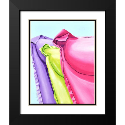 In The Middle Black Modern Wood Framed Art Print with Double Matting by Segrest, Jane