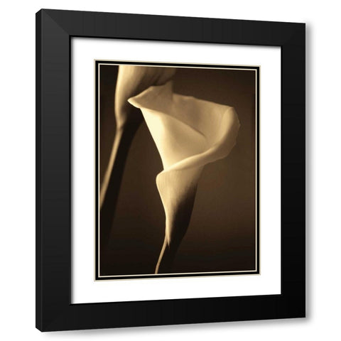 Divinity II Black Modern Wood Framed Art Print with Double Matting by Ryan, Cinzia