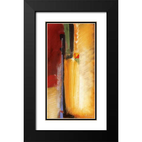 Metropolitan Black Modern Wood Framed Art Print with Double Matting by Li-Leger, Noah
