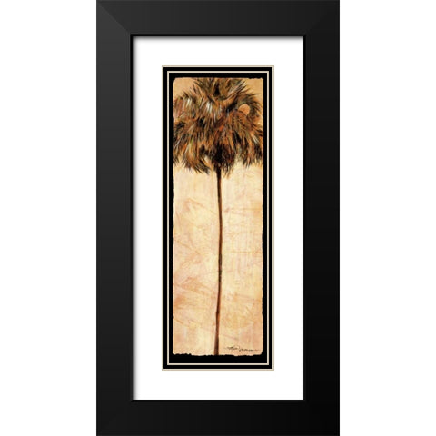 South Beach Black Modern Wood Framed Art Print with Double Matting by James, Mary Anne