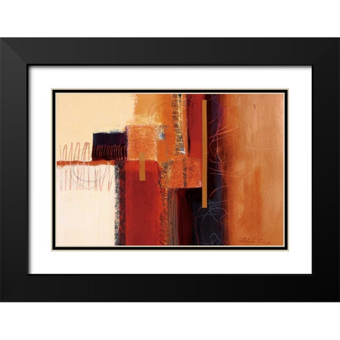 African Jewels I Black Modern Wood Framed Art Print with Double Matting by Barnes, Natasha
