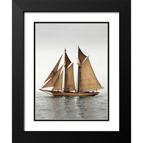 Mystic Journey I Black Modern Wood Framed Art Print with Double Matting by LeBlanc, Frederick J.