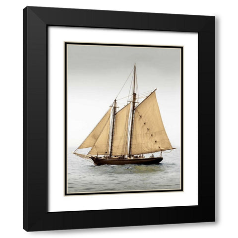 Mystic Journey II Black Modern Wood Framed Art Print with Double Matting by LeBlanc, Frederick J.