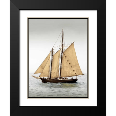Mystic Journey II Black Modern Wood Framed Art Print with Double Matting by LeBlanc, Frederick J.