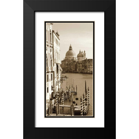 Grand Canal Black Modern Wood Framed Art Print with Double Matting by Maihara/Watt, Jeff/Boyce