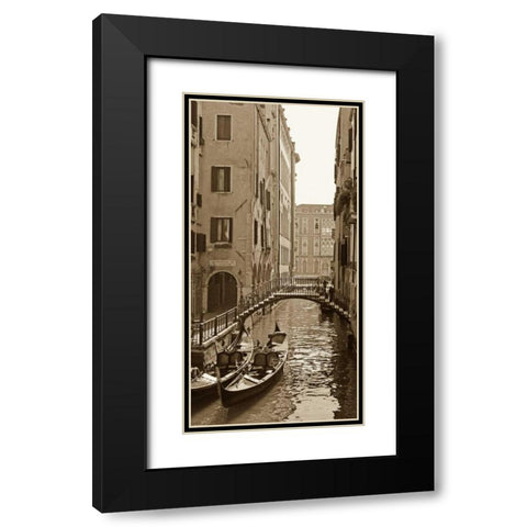Venice Reflections Black Modern Wood Framed Art Print with Double Matting by Maihara/Watt, Jeff/Boyce